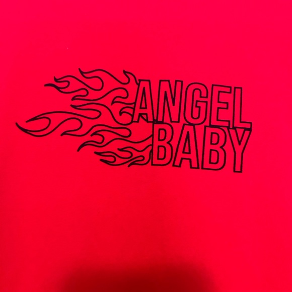 Red fitted tee crop - Picture 2 of 3